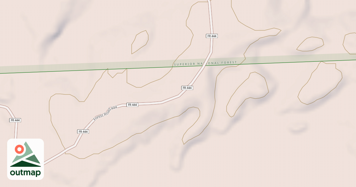 Map of Kaw Triangle Crocket