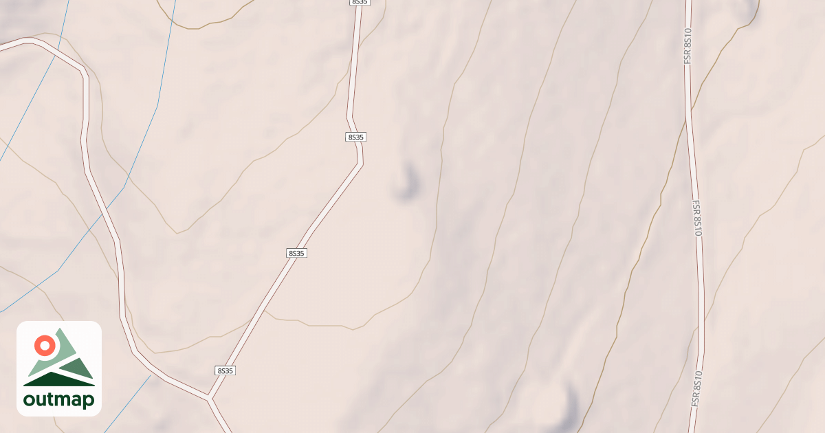 Map of BONERIDGE T1