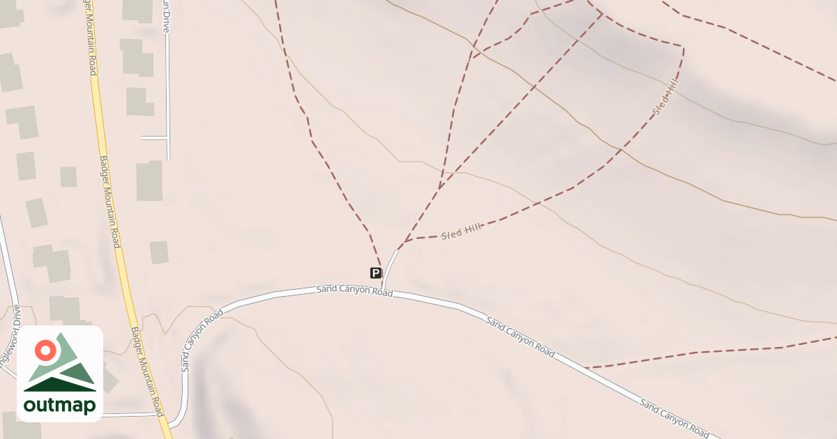 Map of Sled Hill