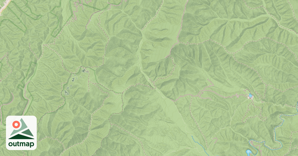 Map of NORTH RIVER