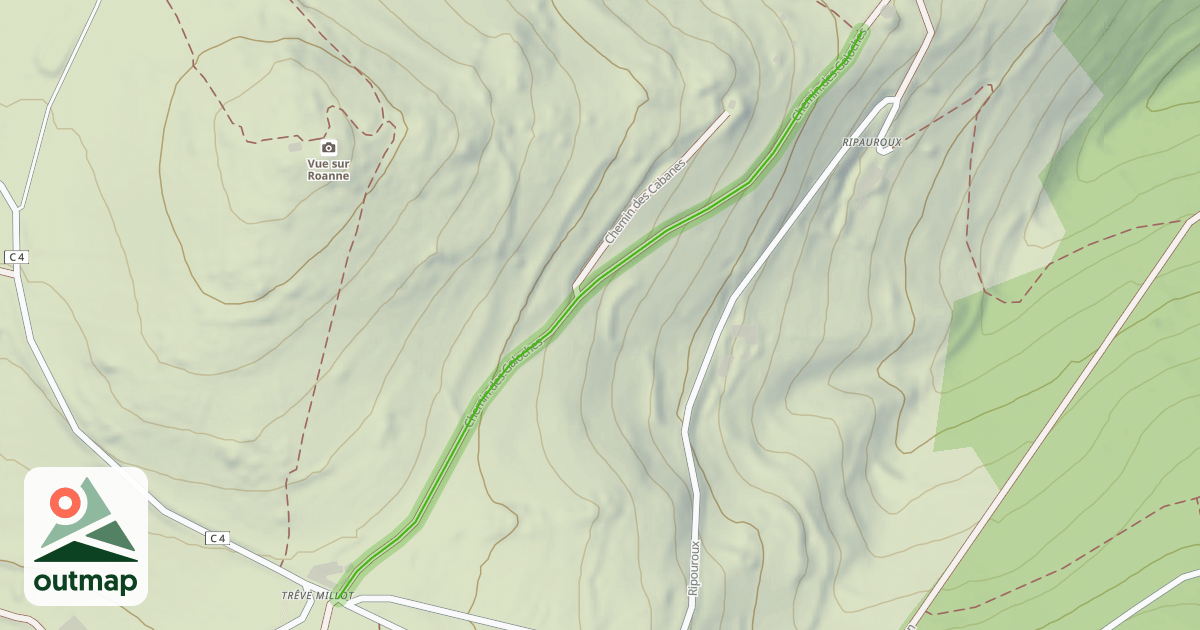 Map of Chemin des Galoches