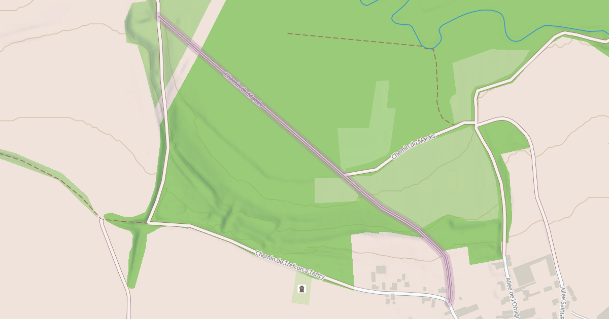 Map preview of Chemin du Marais