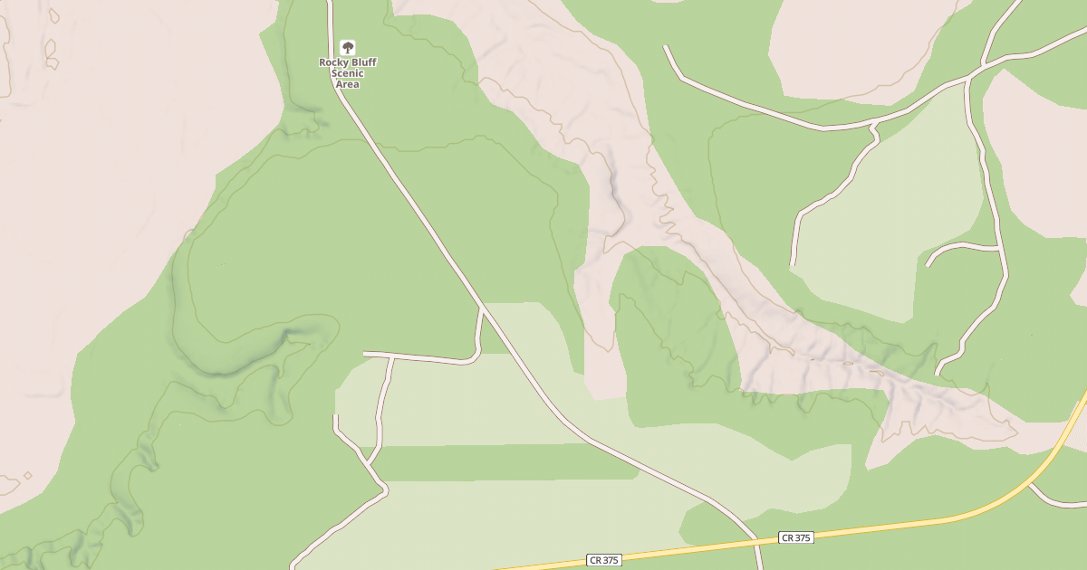 Map preview of ROCKY BLUFF