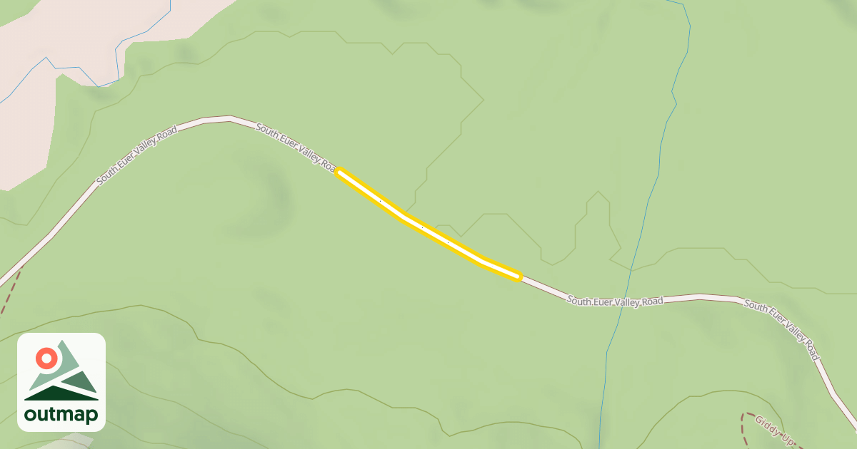 Map of South Euer Valley Road