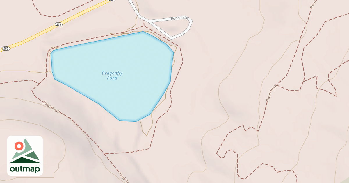 Map of Yellow Creek State Park Trails