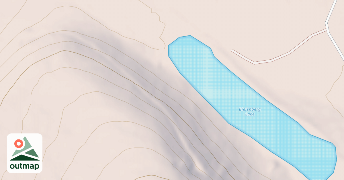 Map of BIELENBERG LAKE