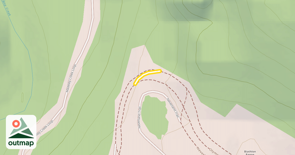 Map of Olympic Biathlon