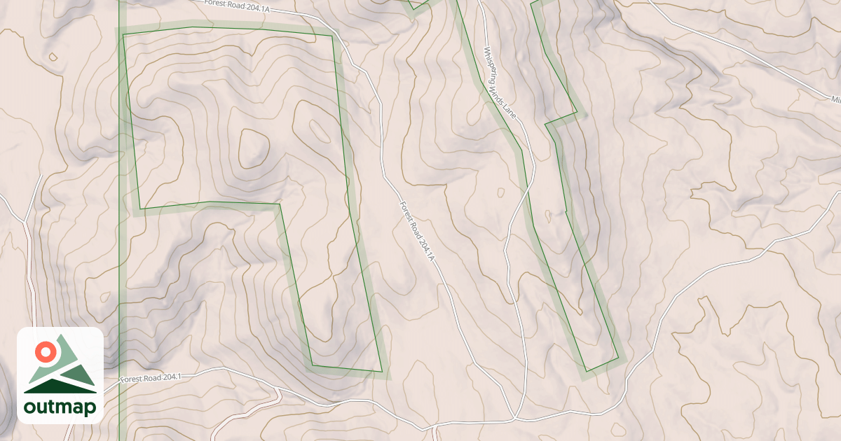Map of BOXELDER RIDGE BR 1A