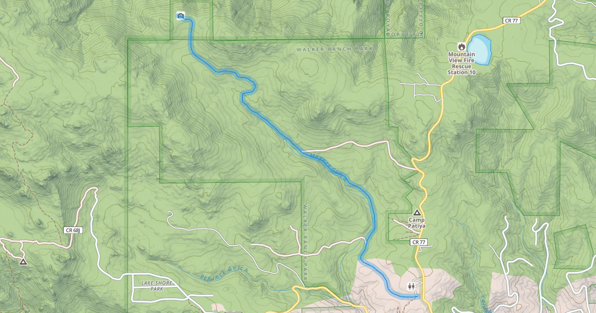 Map preview of Meyer's Homestead Trail