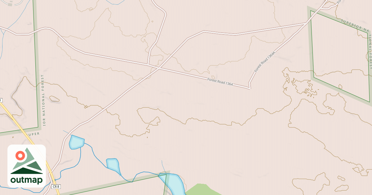Map of Gunflint Trails Snowmobile