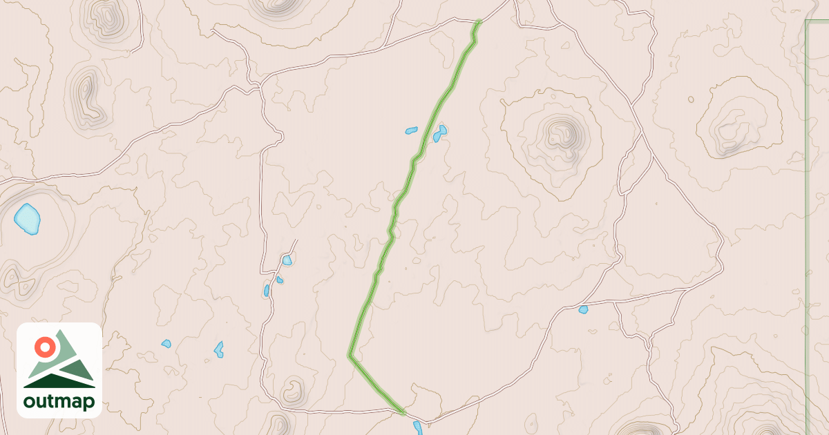 Map of Indian Service Rd. - BIA 4024