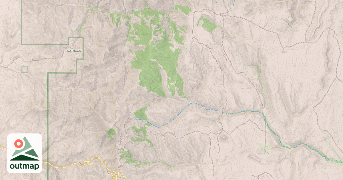 Map of BUCKSKIN DIVIDE