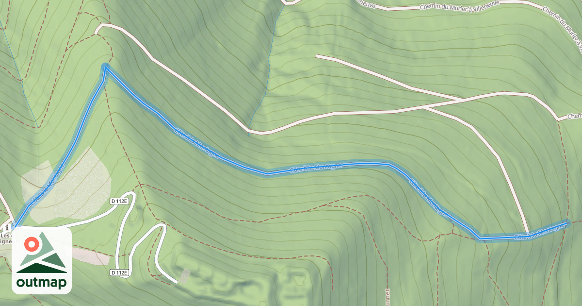 Map of Côte à la Montagne