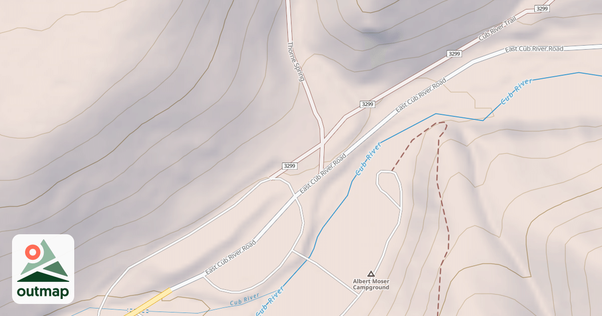 Map of Cub River Trail