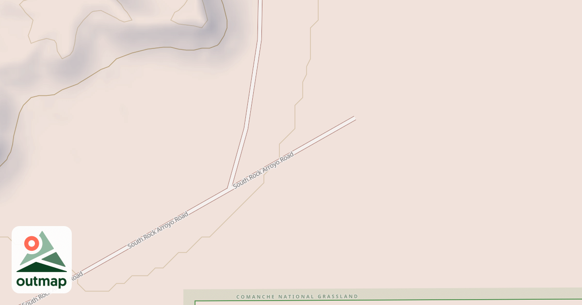 Map of ROCK ARROYO B