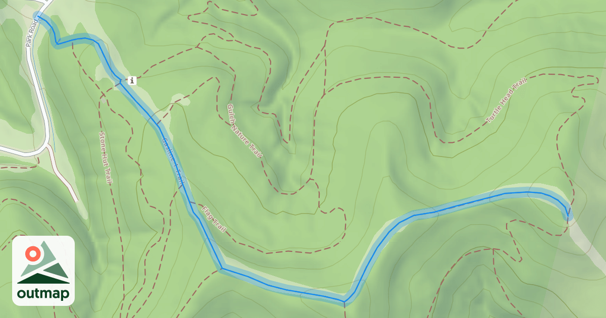 Map of Gasline 1 Trail