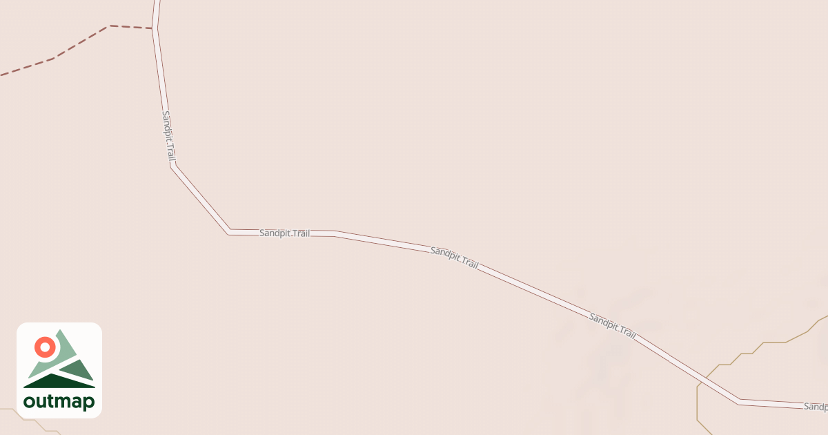 Map of Fort Egbert Sandpit to Airstrip Trail