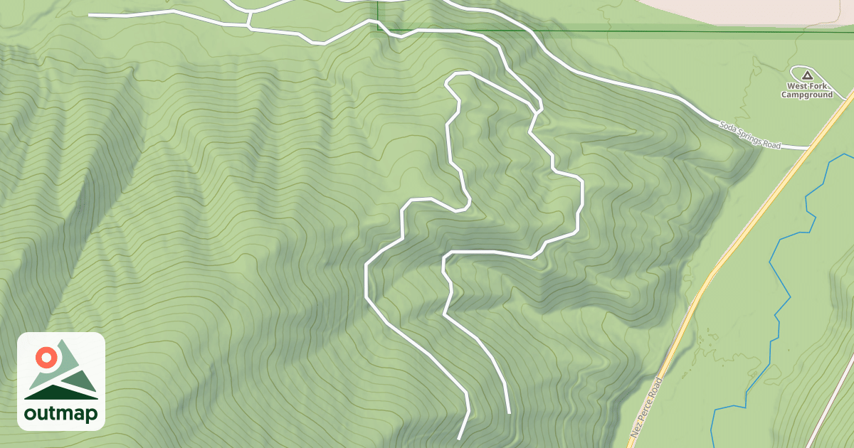 Map of (FDR) SOUTH LITTLE WEST FORK