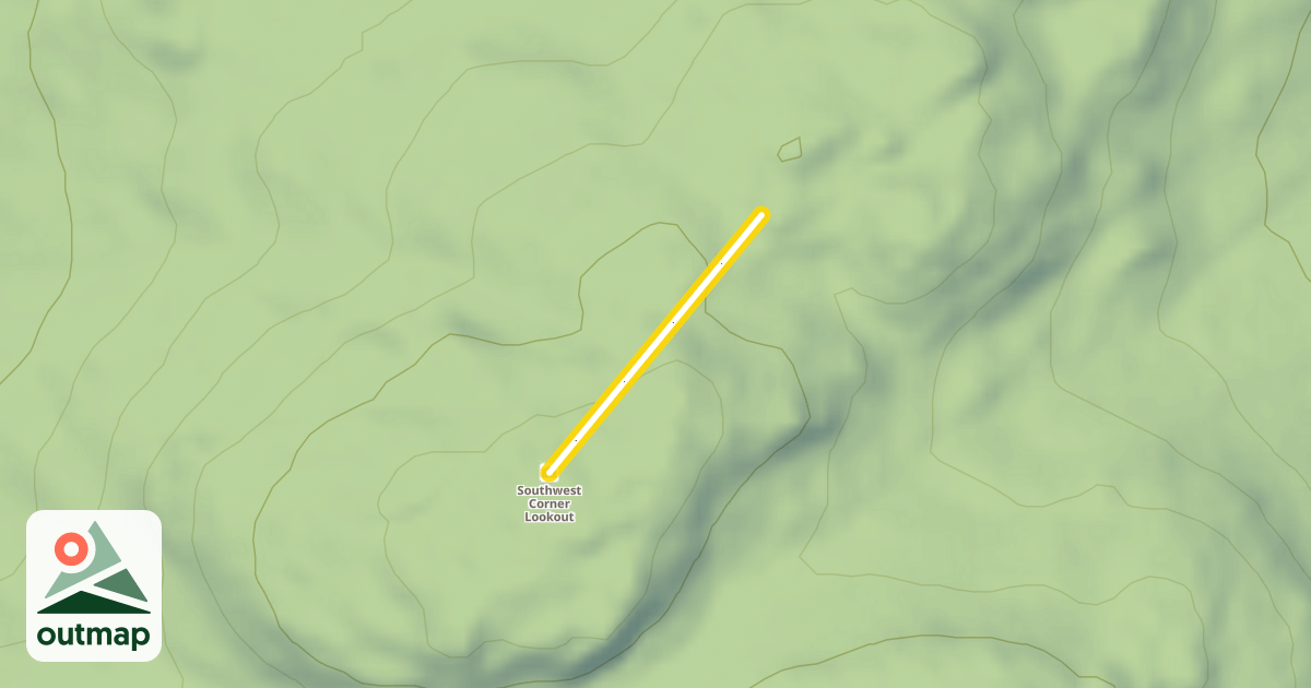 Map of Southwest Corner