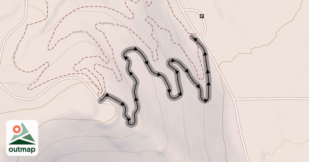 Map of Fireball Trail