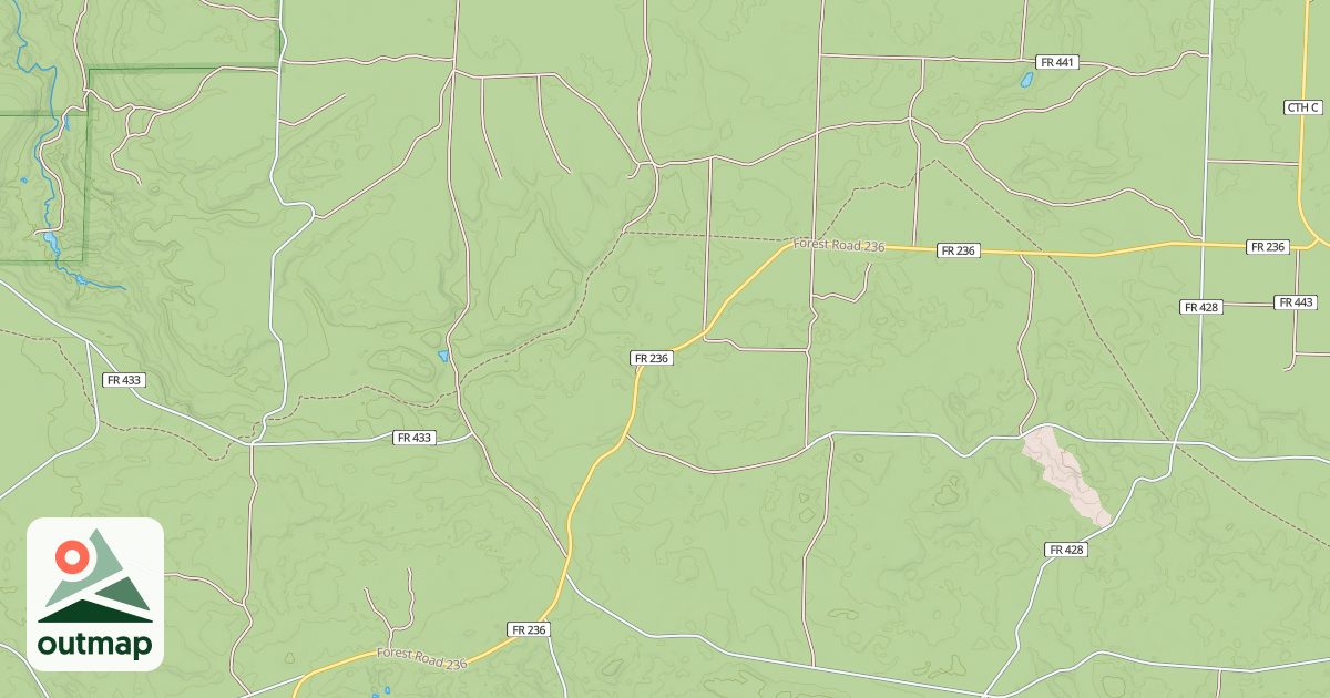Map of FR 433A