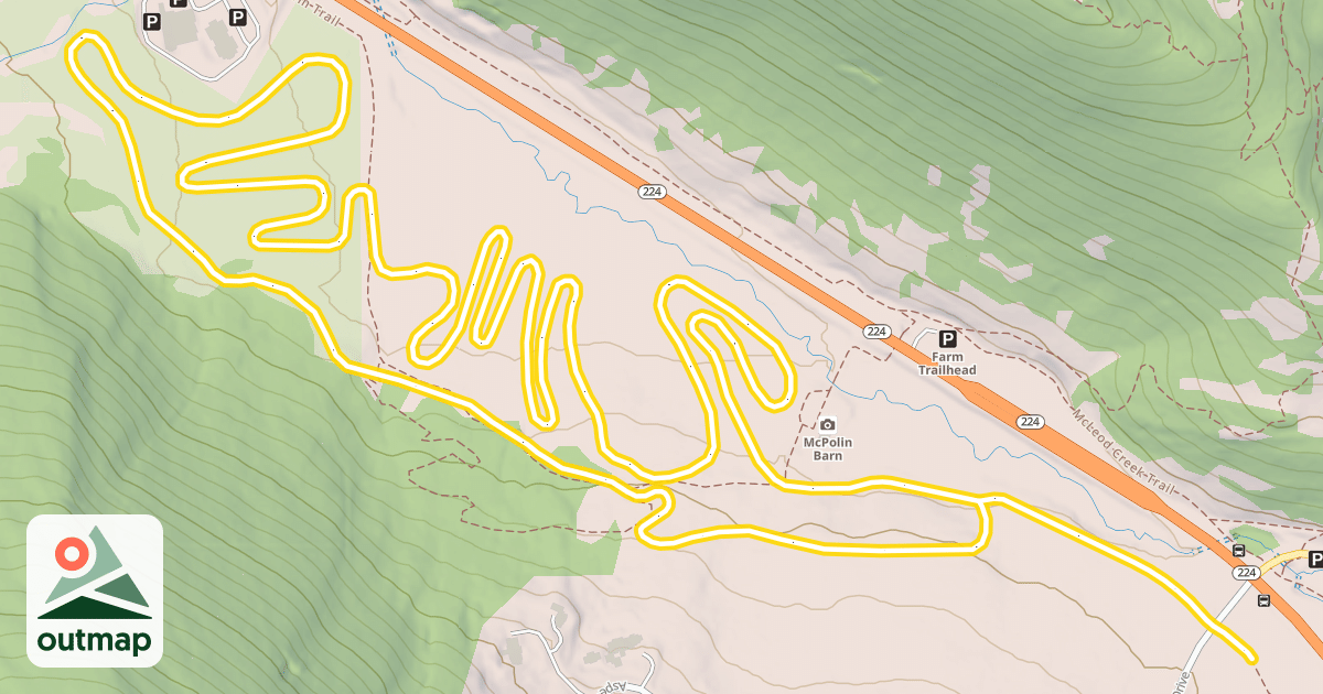 Map of Farm Nordic Trail