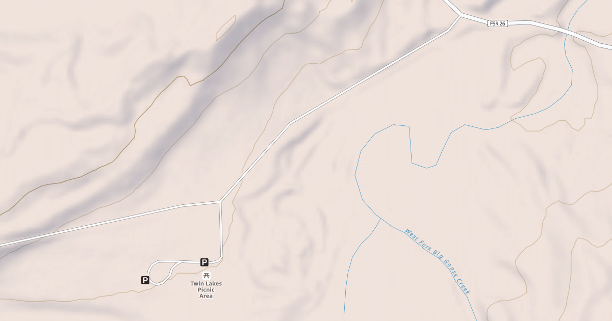 Map preview of TWIN LAKES P.G.