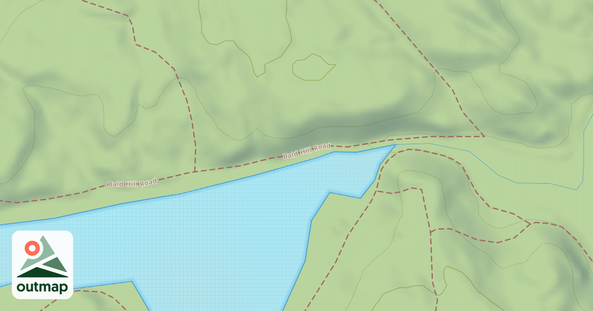 Map of Bald Hill Road and Bay Circuit Trail