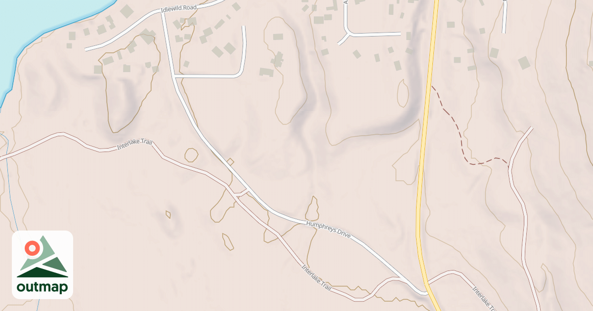 Map of IDLEWILD ROAD