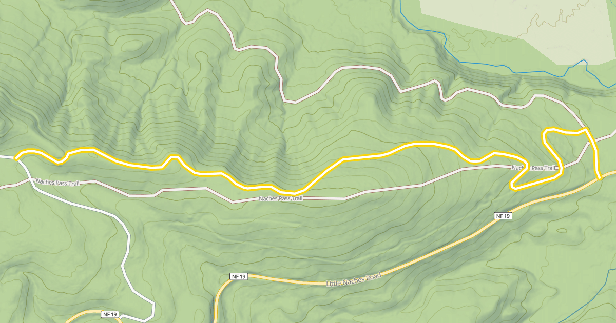 Map preview of National Forest Development Road 792