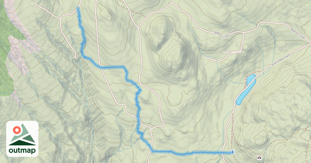 Map of Bighorn Loop