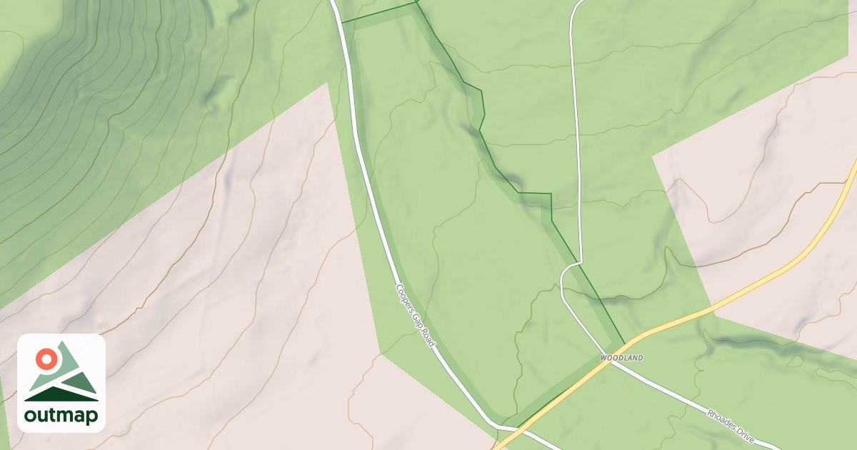 Map of Rothrock State Forest Seven Mountains Snowmobile Trails