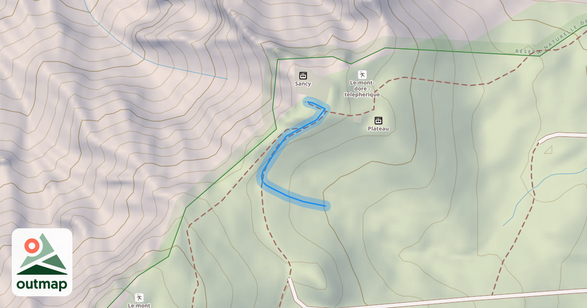 Map of Le Sancy