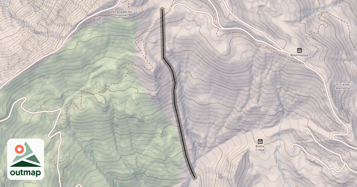 Map of Les Portettes