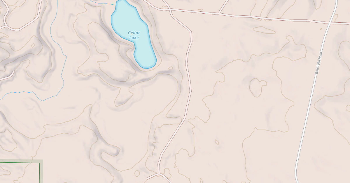 Map preview of CEDAR LAKE SPUR E