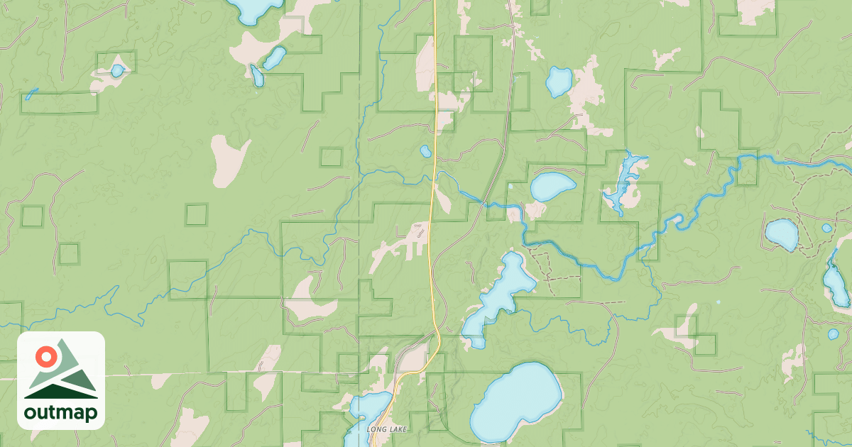 Map of Florence County Snowmobile