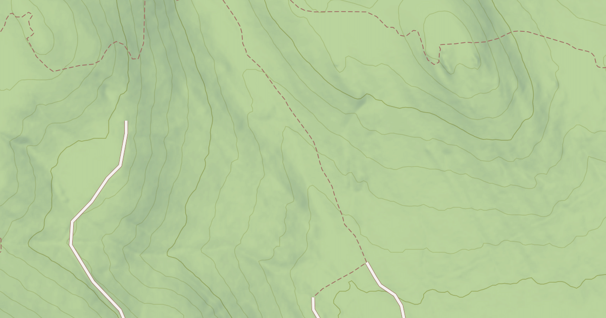Map preview of Thomas Mountain