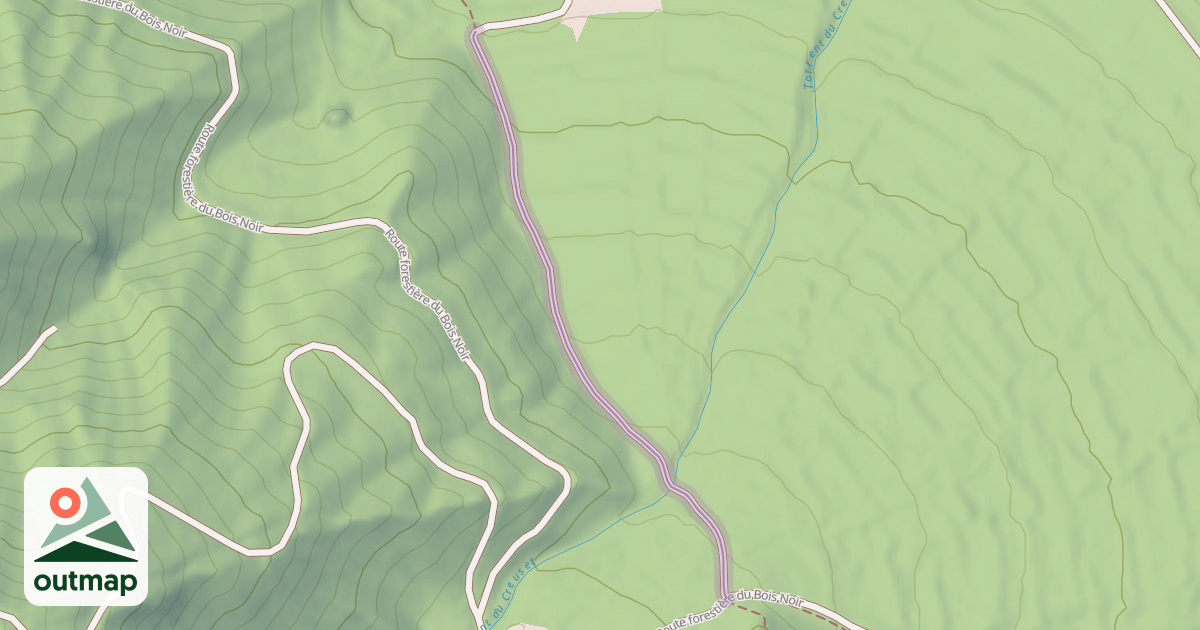 Map of La Forestière / Balcons