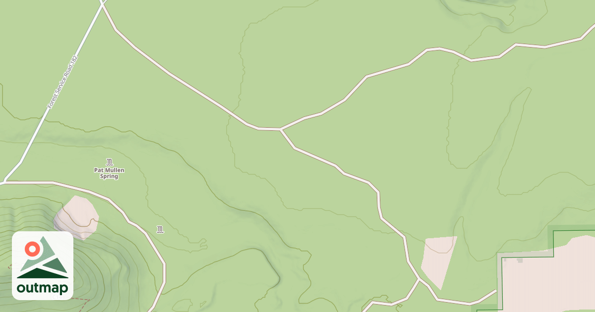 Map of USFS National Forest System Roads {CBA4A091-A74B-44C3-9D67-461E561E4FC6}