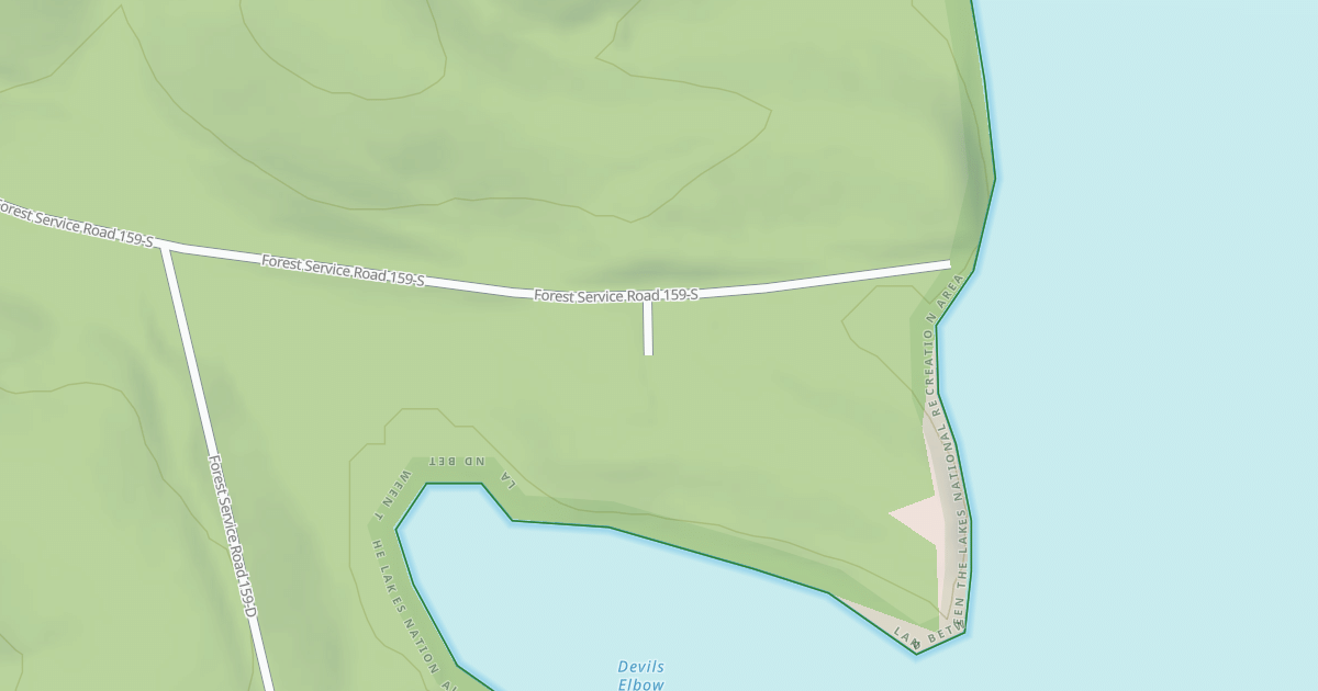 Map preview of TBD, POSSIBLE DISPERSED SITE