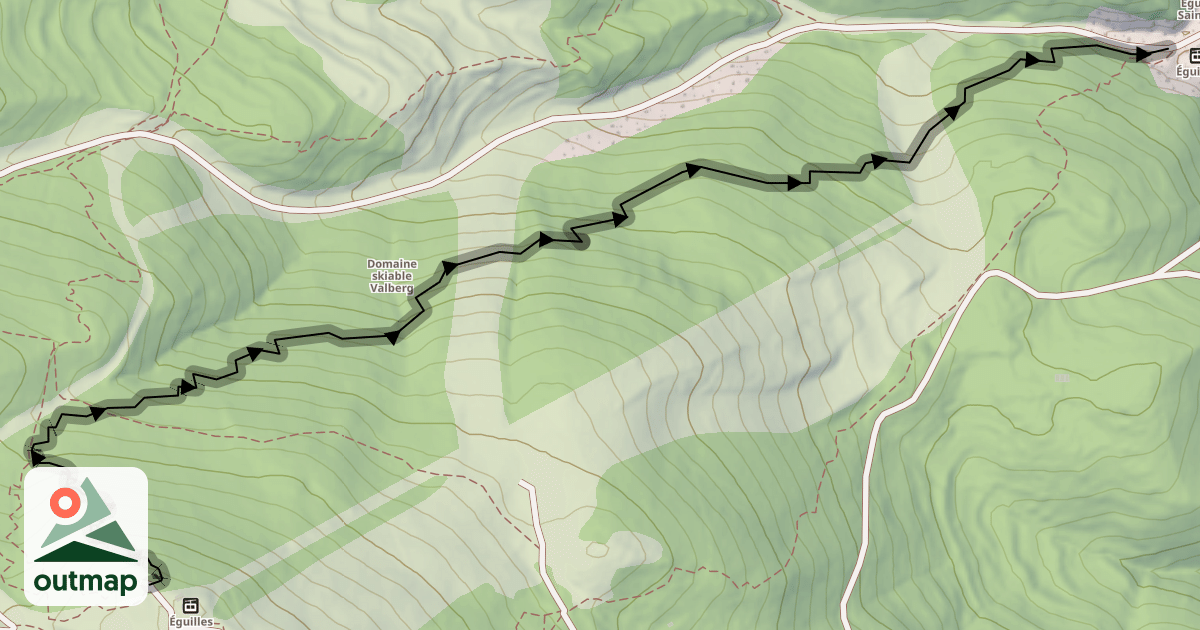 Map of Enduro rouge n°9 L'oeil du Mele