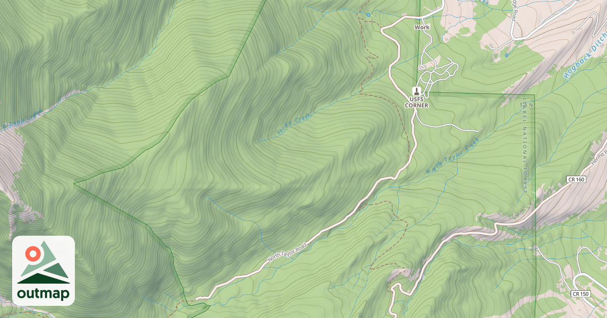 Map of NORTH TAYLOR