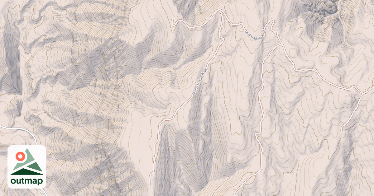 Map of TROUGH SPRINGS