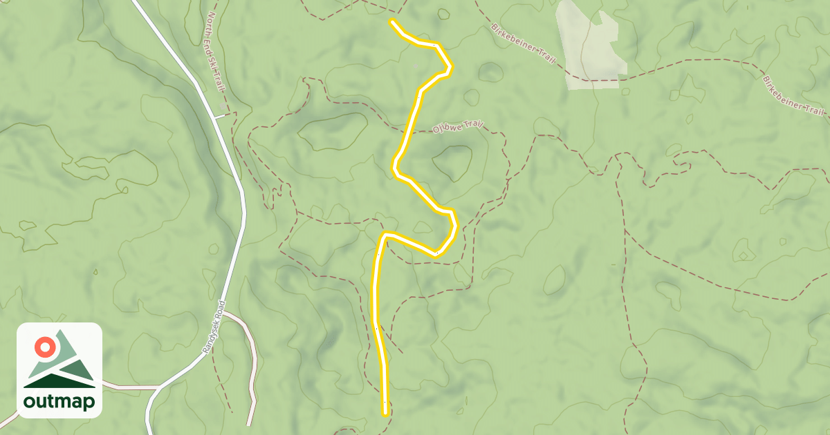 Map of North End Classic Trail