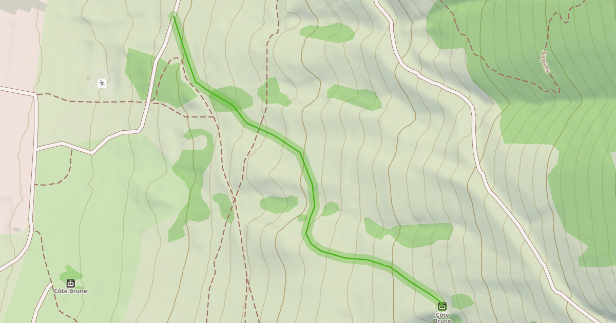 Map preview of Cote Brune