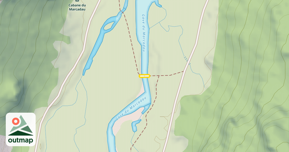Map of Pont du Cayan