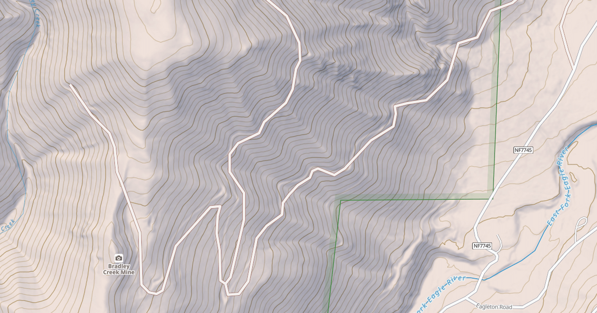 Map preview of USFS National Forest System Roads {2A6EE8EC-0E5C-455D-A199-2D7983F4F72B}