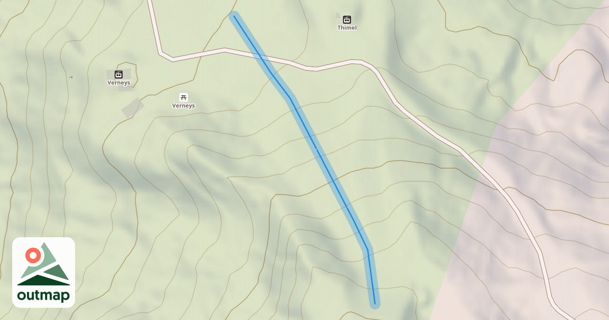 Map of Bouquetin