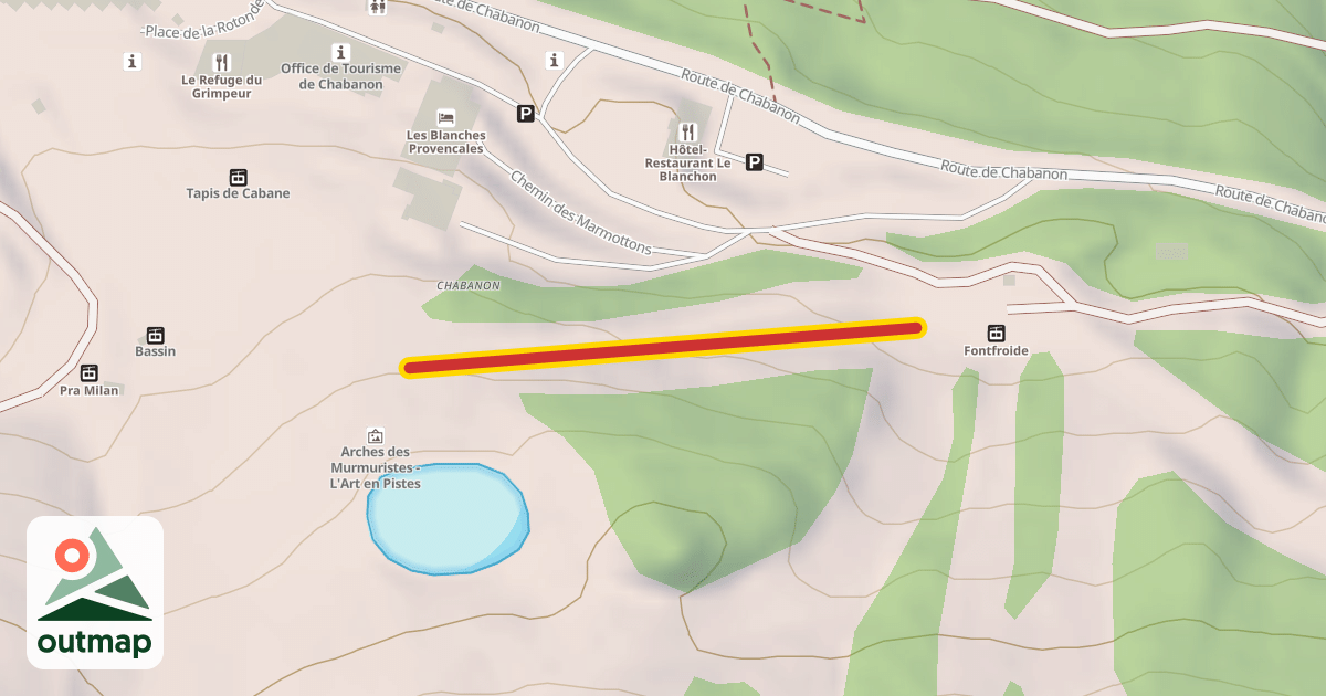 Map of Les Marmottons