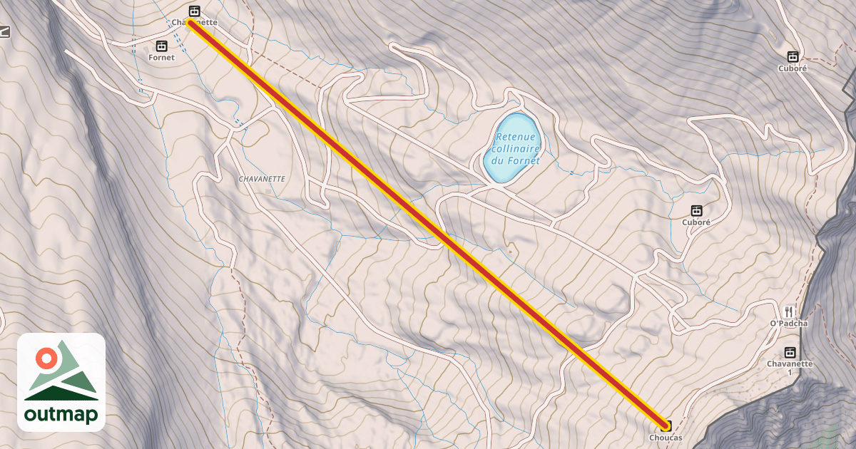 Map of Choucas
